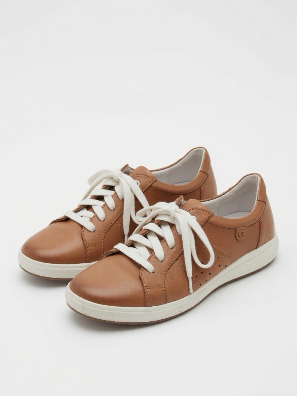 Josef Seibel soft camel leather sneakers worn once size 8